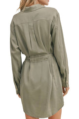 LIGHTHOUSE BUTTON DOWN DRESS