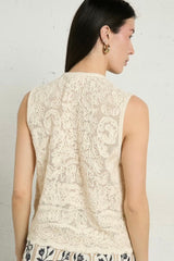 LOLA GILET CREAM