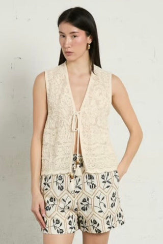 LOLA GILET CREAM
