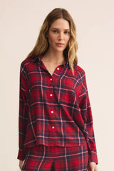 RIVER PLAID BUTTON UP