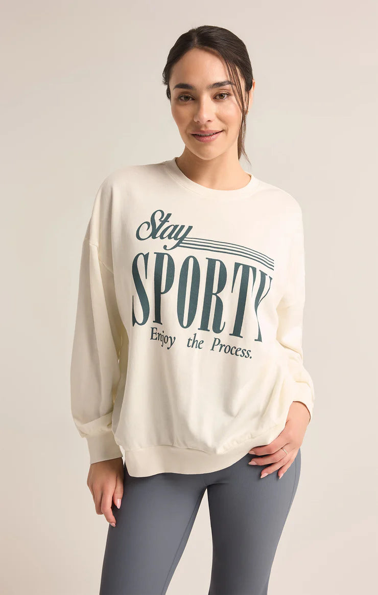 トップス SUNDAYS BEST CREWNECK SWEAT Oversized Sunday Sweatshirt – Z SUPPLY