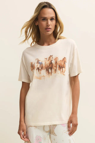 HOWDY HORSES BOYFRIEND TEE
