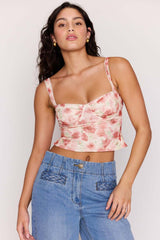 CAMILLE MESH BUSTIER