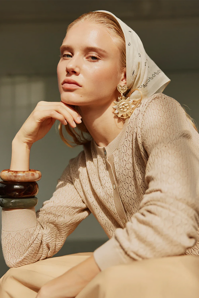 CISSESW CARDIGAN BEIGE