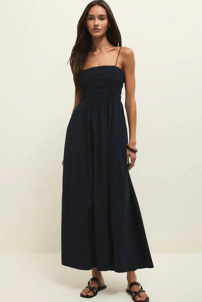 CORNELIA POPLIN MIDI DRESS
