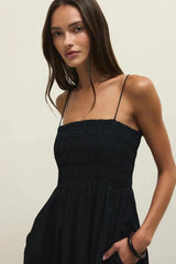CORNELIA POPLIN MIDI DRESS
