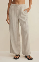 HENRI STRIPPED WIDE LEG PANT