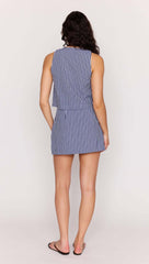 DELMAR TIE FRONT TOP