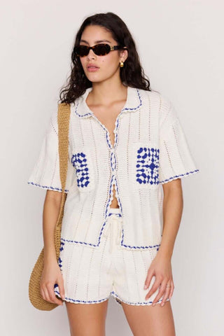 AVALON CROCHET SHIRT