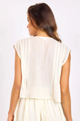 DAYDREAMER RUFFLE TOP