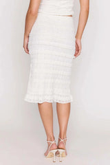 SOPHIA LACE MIDI SKIRT