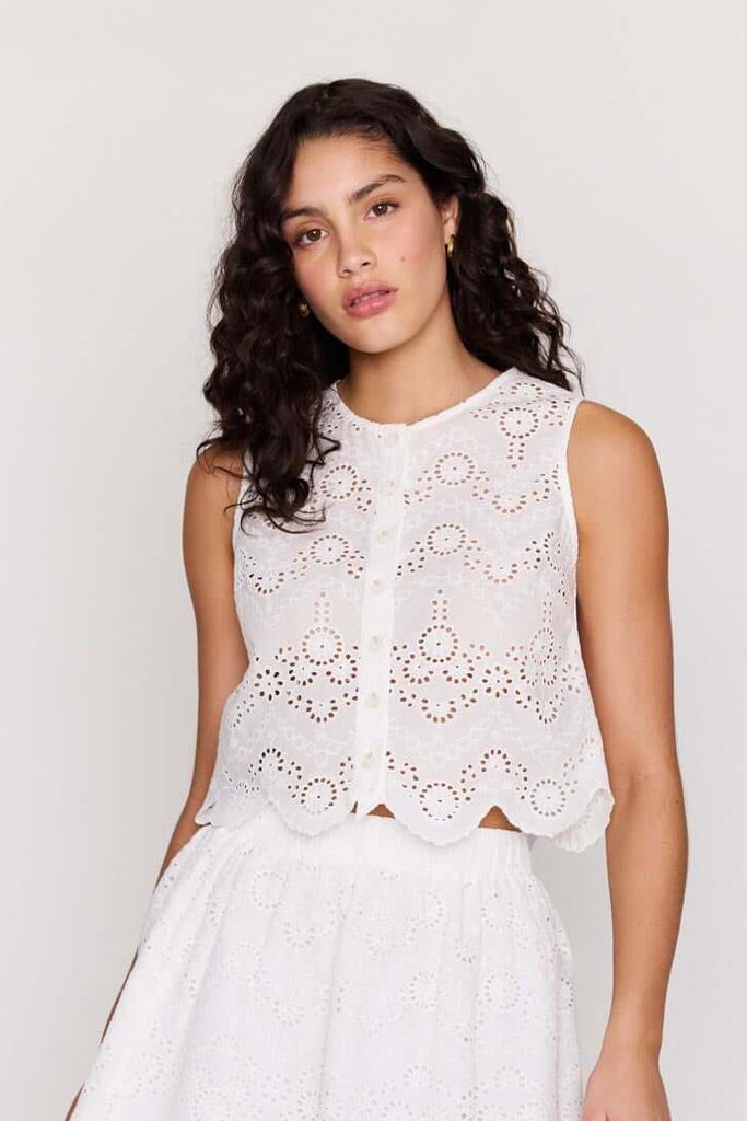 TAHLIA BROIDERY TOP