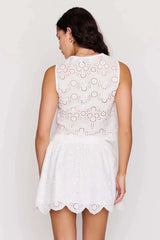 TAHLIA BROIDERY MINI SKIRT