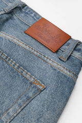 PRINTED FRENCH TERRY JEANS