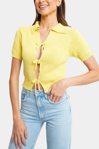 PAROS SHORT SLEEVE CARDIGAN