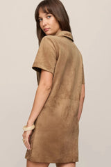 LEONE SUEDE MINI DRESS