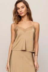 MOIRA LACE INSET CAMI