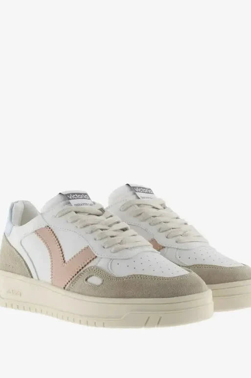 SEUL FAUX LEATHER SNEAKER WITH SUEDE
