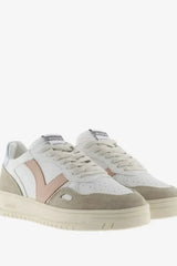 SEUL FAUX LEATHER SNEAKER WITH SUEDE