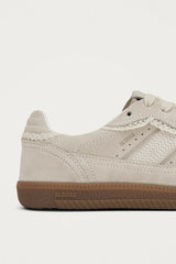 CROCHET LEATHER SNEAKERS