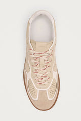 RIFE CREAM LEATHER SNEAKERS