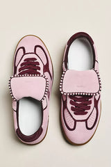 PINK CLUB SUEDE LEATHER SNEAKERS