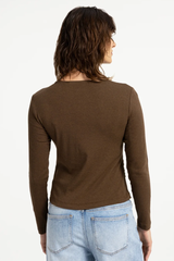 JERSEY CARDIGAN WITH BUTTONS