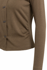 JERSEY CARDIGAN WITH BUTTONS