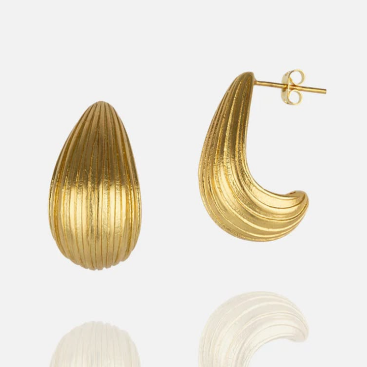 ALLEGRA GOLD EARRINGS