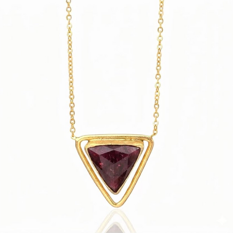 RUBY PENDANT NECKLACE