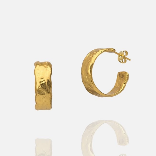 GOLD HOOP EARRINGS