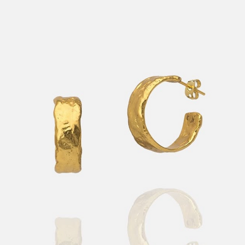 GOLD HOOP EARRINGS
