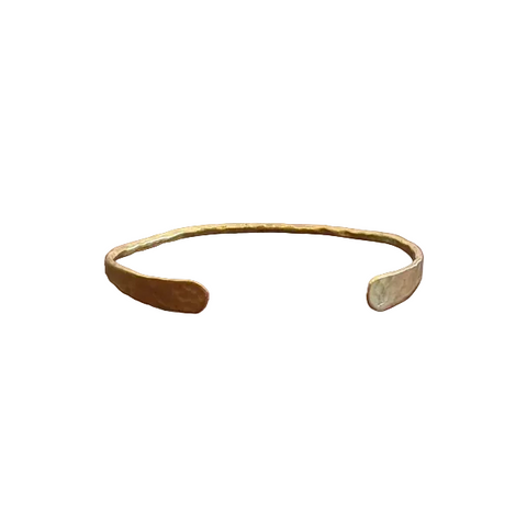 GOLD OPEN CUFF BRACELET