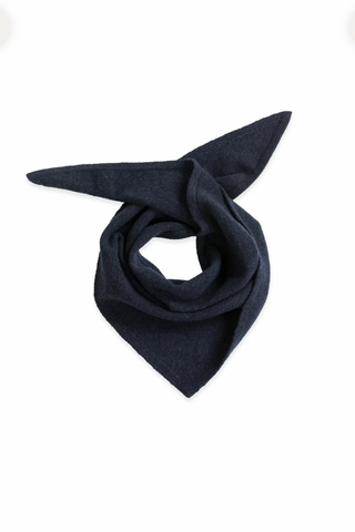 KNITTED TRIANGLE SCARF