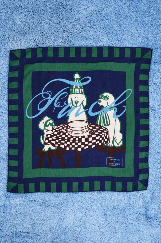KISHU/STAMP SCARF