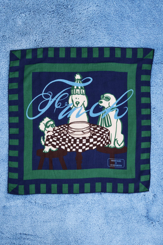 KISHU/STAMP SCARF