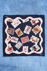 KISHU/STAMP SCARF