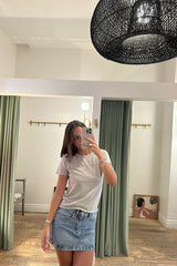 CASHMERE S/S CREWNECK