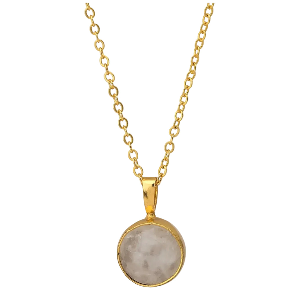 MOONSTONE PENDANT NECKLACE