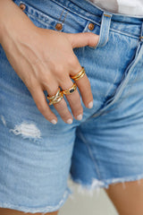 LITTLE BOLD DOUBLE BAND RING