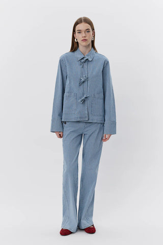 TROUSERS BLUE STRIPPED