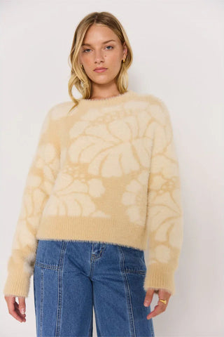 EDEN INTARZIA SWEATER