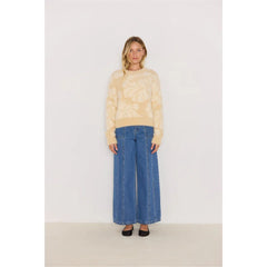 EDEN INTARZIA SWEATER