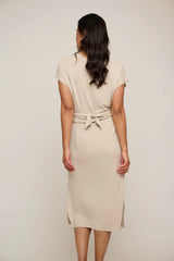 DRESS WITH WRAP DETAIL