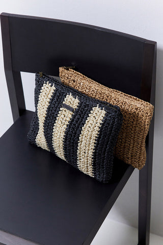 CLUTCH RAFFIA
