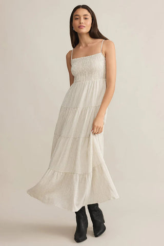 BALOS STRIPED MAXI DRESS