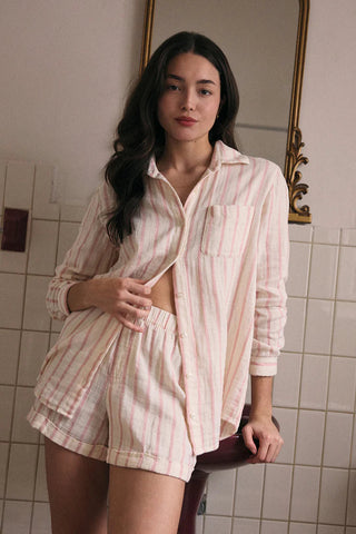 SATURDAY STRIPE  SHIRT