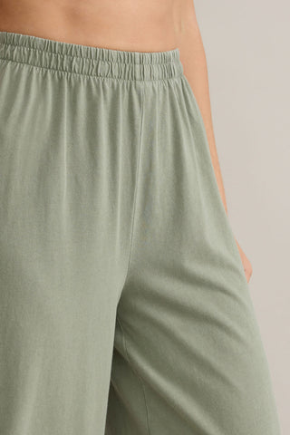 SCOUT JERSEY CROP FLARE PANT