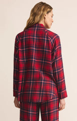 RIVER PLAID BUTTON UP