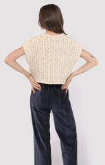 CABLE KNIT SWEATER TANK